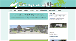 Desktop Screenshot of leithvalley.org.nz